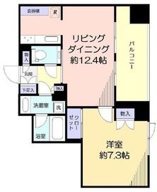 アトラス白金台レジデンス 6階 間取り図