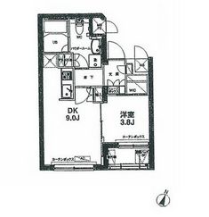 コンフォリア麻布台 303 間取り図