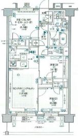 パレステージ茅ヶ崎Ⅱ 705 間取り図