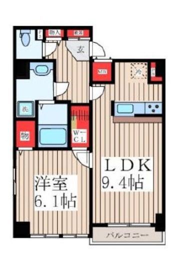 メインステージ日本橋人形町 11階 間取り図