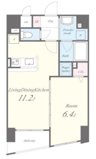 エリアM 5階 間取り図