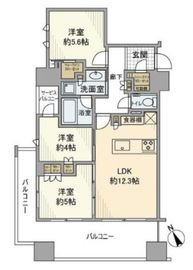 アトラス日暮里マスターコート 7階 間取り図