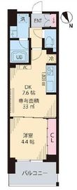 ビイルーム立川 603 間取り図