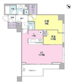 クロスエアタワー 25階 間取り図