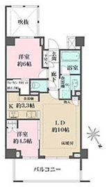 ザ・パークハウス上目黒ピアース 5階 間取り図