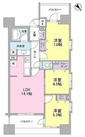 パークフラッツ横濱公園 1001 間取り図