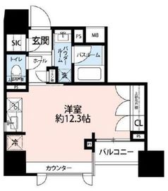 ベルジェンド文京千駄木グレイス 4階 間取り図