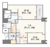 THE ROPPONGI TOKYO CLUB RESIDENCE 13階 間取り図