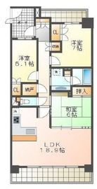 プラウドシティ大泉学園 8階 間取り図