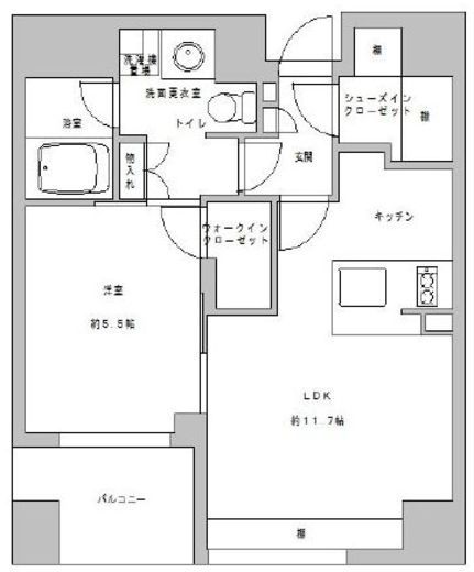 コンポジット日本橋 6階 間取り図