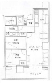 パークコート浜離宮ザ・タワー 7階 間取り図