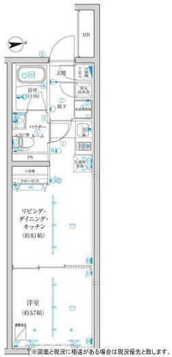 TRADIS西池袋 101 間取り図