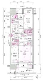 クレヴィア日暮里 THE PLACE 3階 間取り図