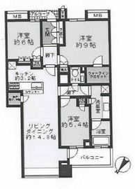 ブリリアマーレ有明 27階 間取り図