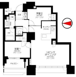 ドゥ・トゥール 12階 間取り図