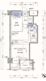 ラティエラ横濱大通り公園 803 間取り図