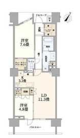 ドレッセWISEたまプラーザ 4階 間取り図