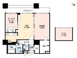 ガレリアグランデ 3階 間取り図