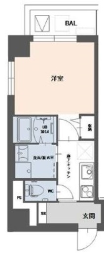 SIDEPLACE JUJO 402 間取り図