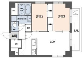 SIDEPLACE JUJO 601 間取り図