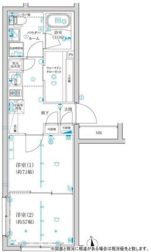 TRADIS西池袋 103 間取り図