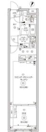 グローリオシェルト池袋Ⅱ 203 間取り図