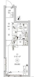 グローリオシェルト池袋Ⅱ 209 間取り図