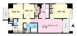 パークハウス新中野ディーセント 2階 間取り図