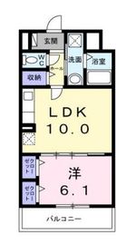ソレアード志茂 202 間取り図