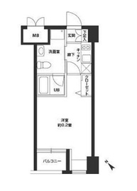 ニューシティアパートメンツ新川2 304 間取り図