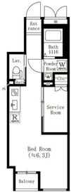 TRADIS池袋本町 402 間取り図