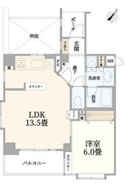 トゥールロワイヤルエルモア目黒 5階 間取り図