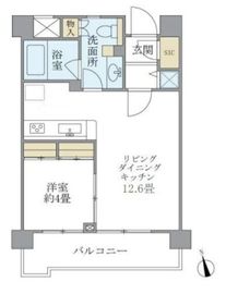 プレミアコンフォート西荻窪 410 間取り図