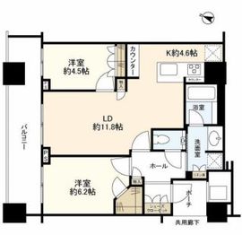 ブランズ四番町 11階 間取り図