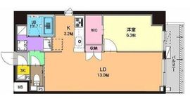 フレッチェ横浜 502 間取り図