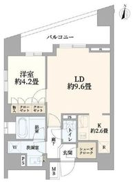 プライア渋谷 3階 間取り図