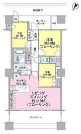 ブリリアマーレ有明 31階 間取り図