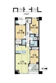 クレヴィア新宿中落合 7階 間取り図