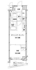 コンフォリア目黒八雲 204 間取り図