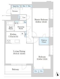 入船ハイツ 1301 間取り図
