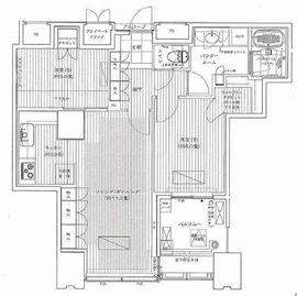 ワールドシティタワーズ ブリーズタワー 37階 間取り図