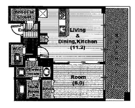 スカイフォレストレジデンス　タワー&スイート 18階 間取り図