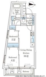 ラティエラ品川西大井 314 間取り図