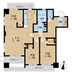 プロスペクト森下 1階 間取り図