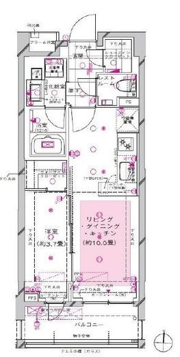 ピアース湘南辻堂 12階 間取り図
