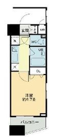 クロスレジデンス蒲田 912 間取り図