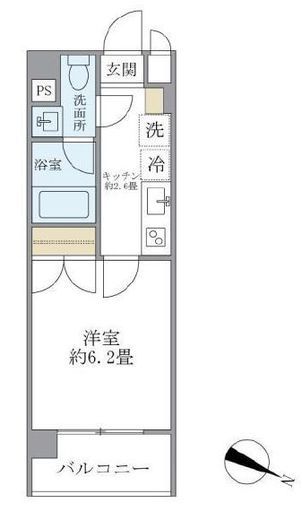 KDXレジデンス西馬込 216 間取り図