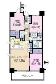 ブリリア成増ステーションフロント 12階 間取り図