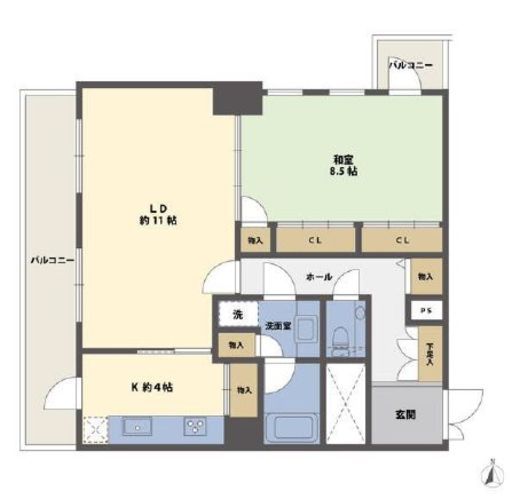 渋谷ホームズ 10階 間取り図