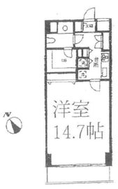 プリンストン赤坂 4階 間取り図